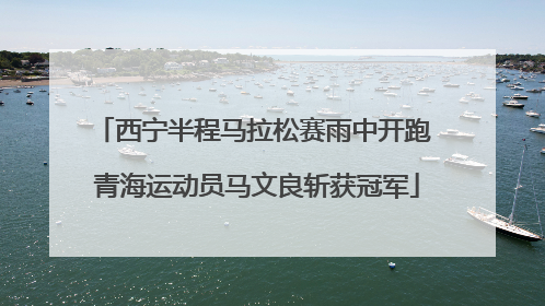 西宁半程马拉松赛雨中开跑 青海运动员马文良斩获冠军