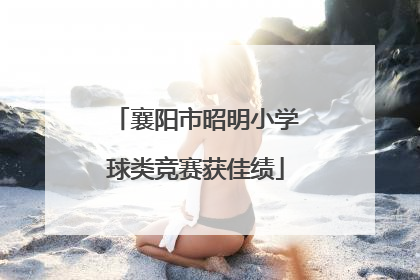 襄阳市昭明小学球类竞赛获佳绩