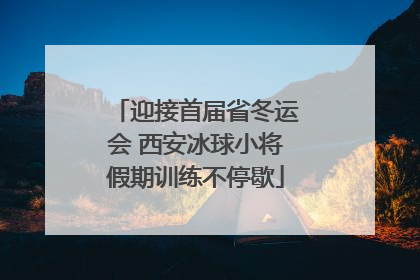 迎接首届省冬运会 西安冰球小将假期训练不停歇