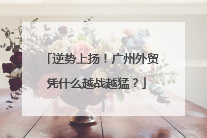 逆势上扬！广州外贸凭什么越战越猛？