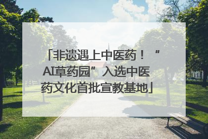 非遗遇上中医药！“AI草药园”入选中医药文化首批宣教基地