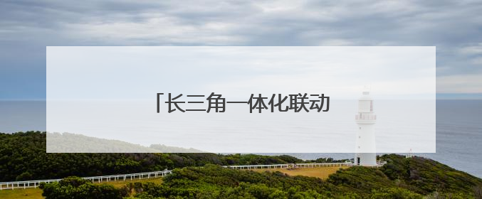 长三角一体化联动机制“合力成拳”