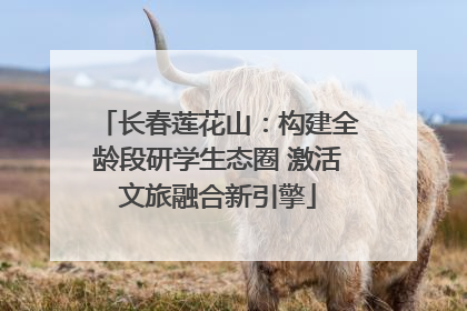 长春莲花山：构建全龄段研学生态圈 激活文旅融合新引擎