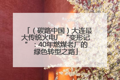 （碳路中国）大连最大传统火电厂“变形记”：40年燃煤老厂的绿色转型之路