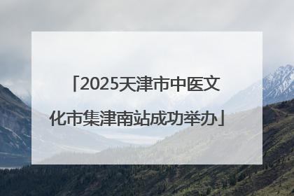 2025天津市中医文化市集津南站成功举办
