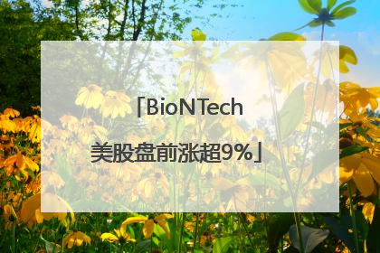 BioNTech美股盘前涨超9%